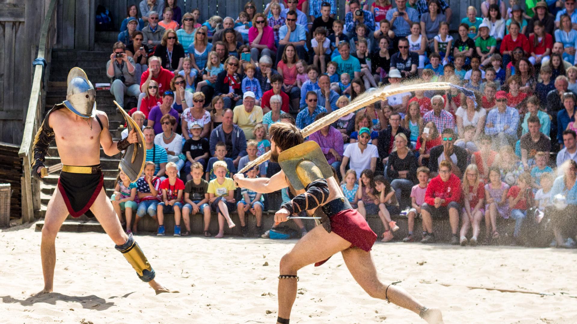 Gladiator in het Sportreport op NPO Radio 2