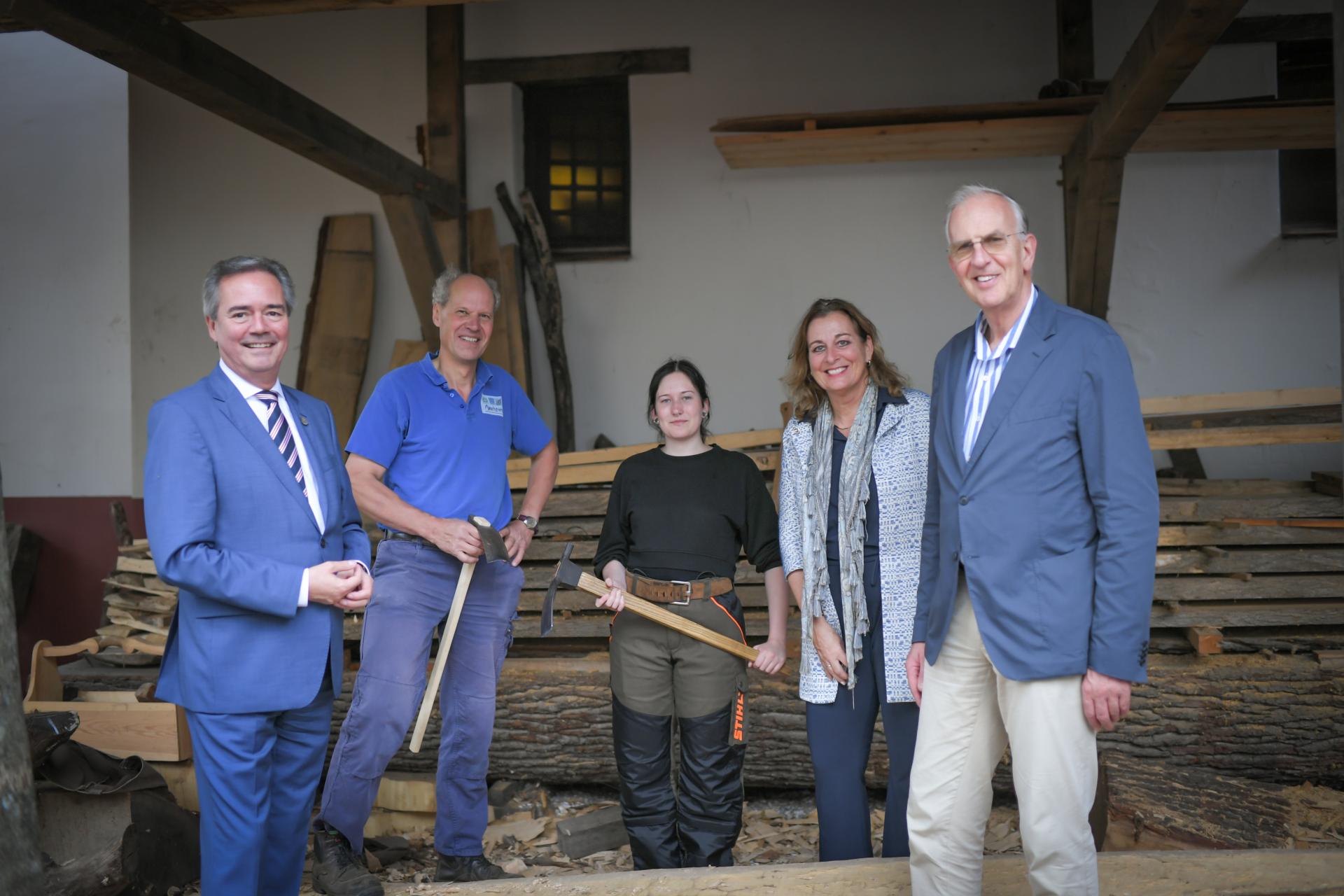 Werkbezoek gedeputeerde provincie Zuid-Holland