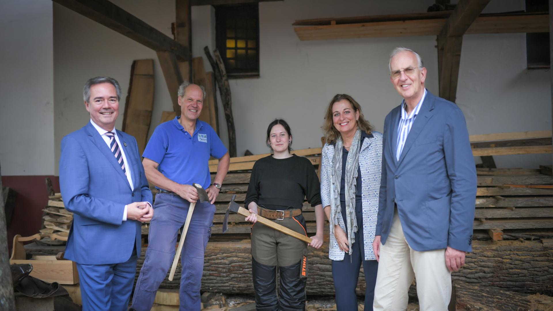 Werkbezoek gedeputeerde provincie Zuid-Holland