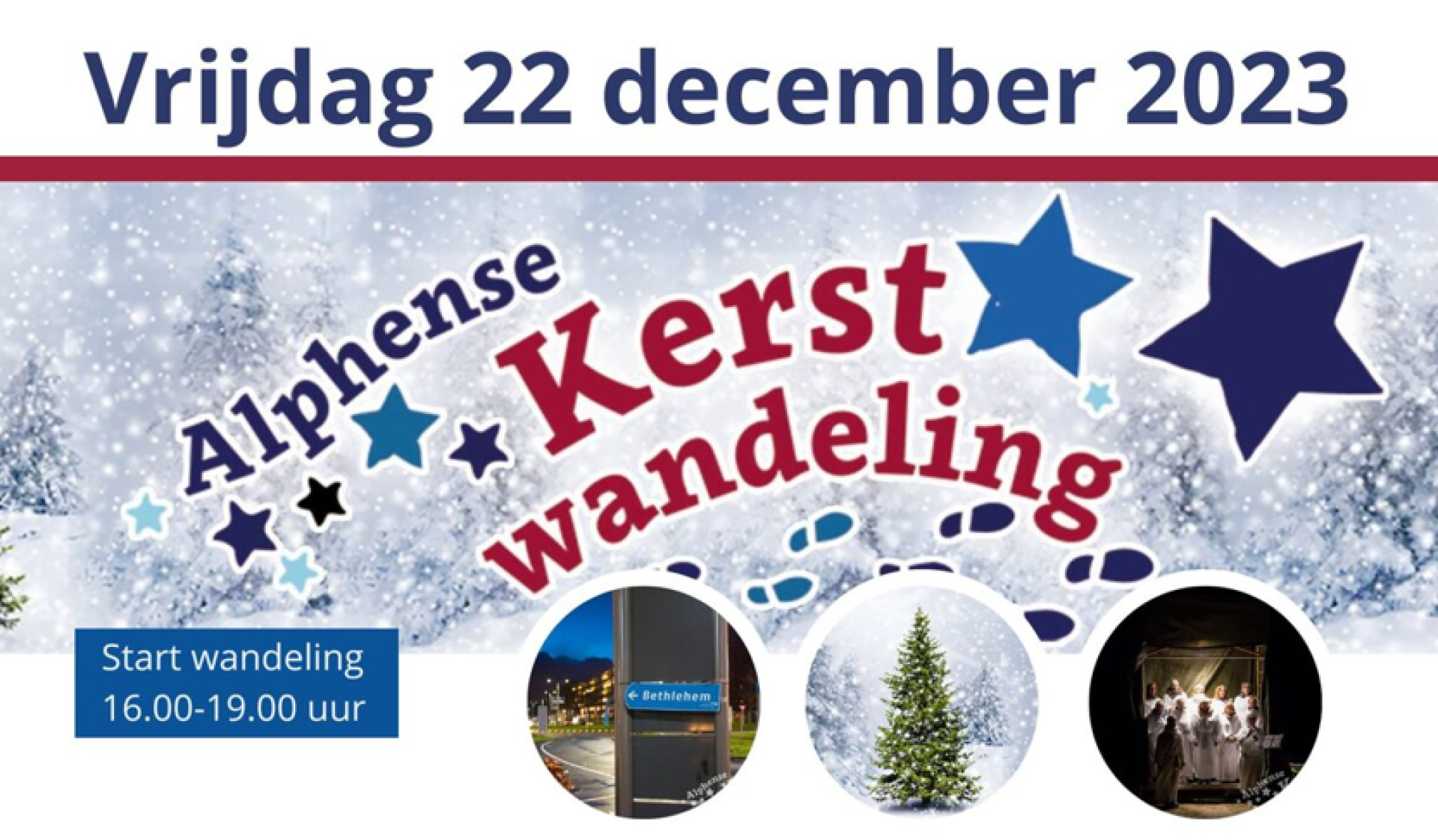 Kerstwandeling Alphen aan den Rijn