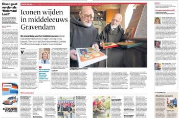 Iconen wijden in middeleeuws Gravendam