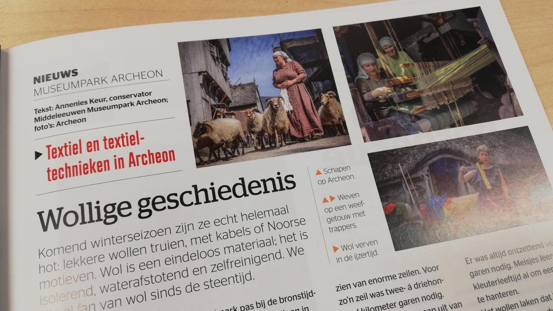 Archeologie Magazine: Wollige geschiedenis