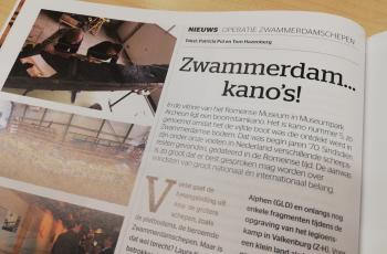 Archeologie Magazine: Zwammerdam… kano’s!