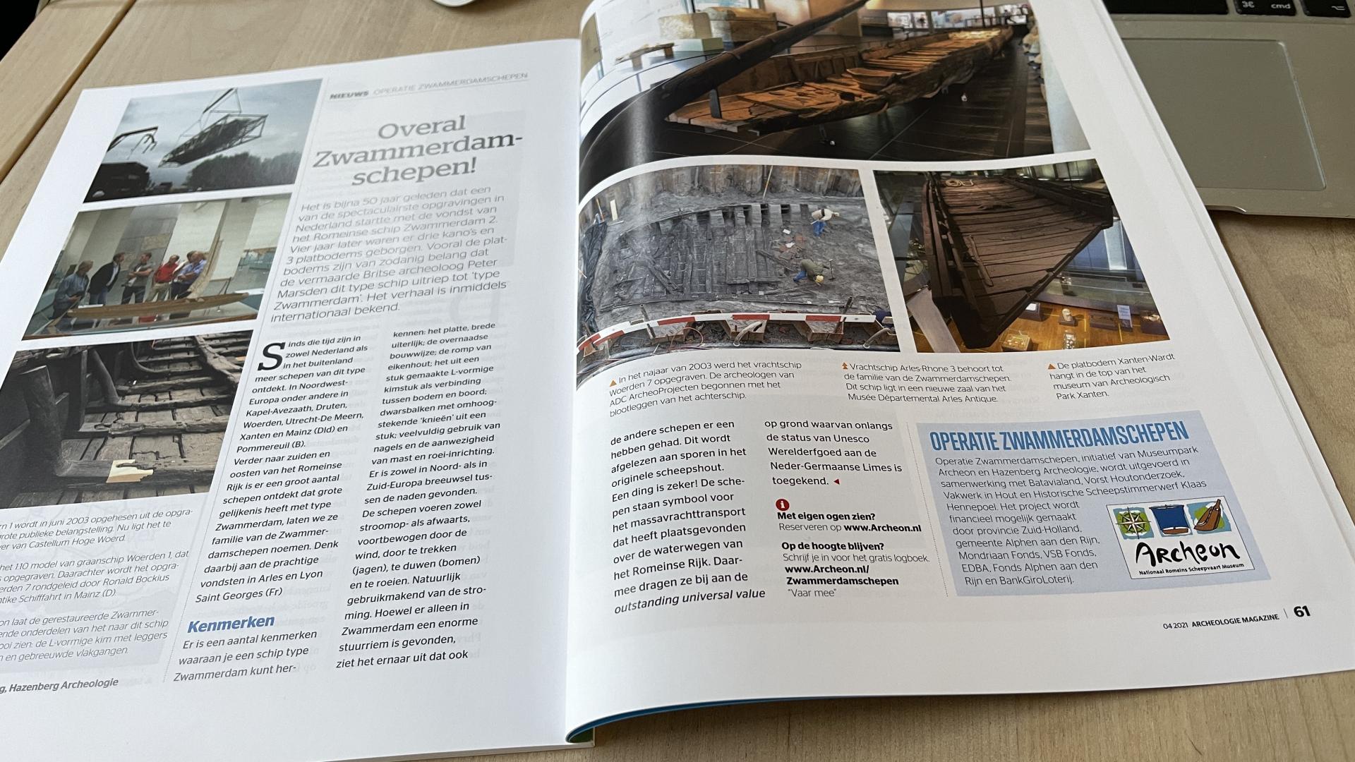 Archeologie Magazine: Overal Zwammerdamschepen