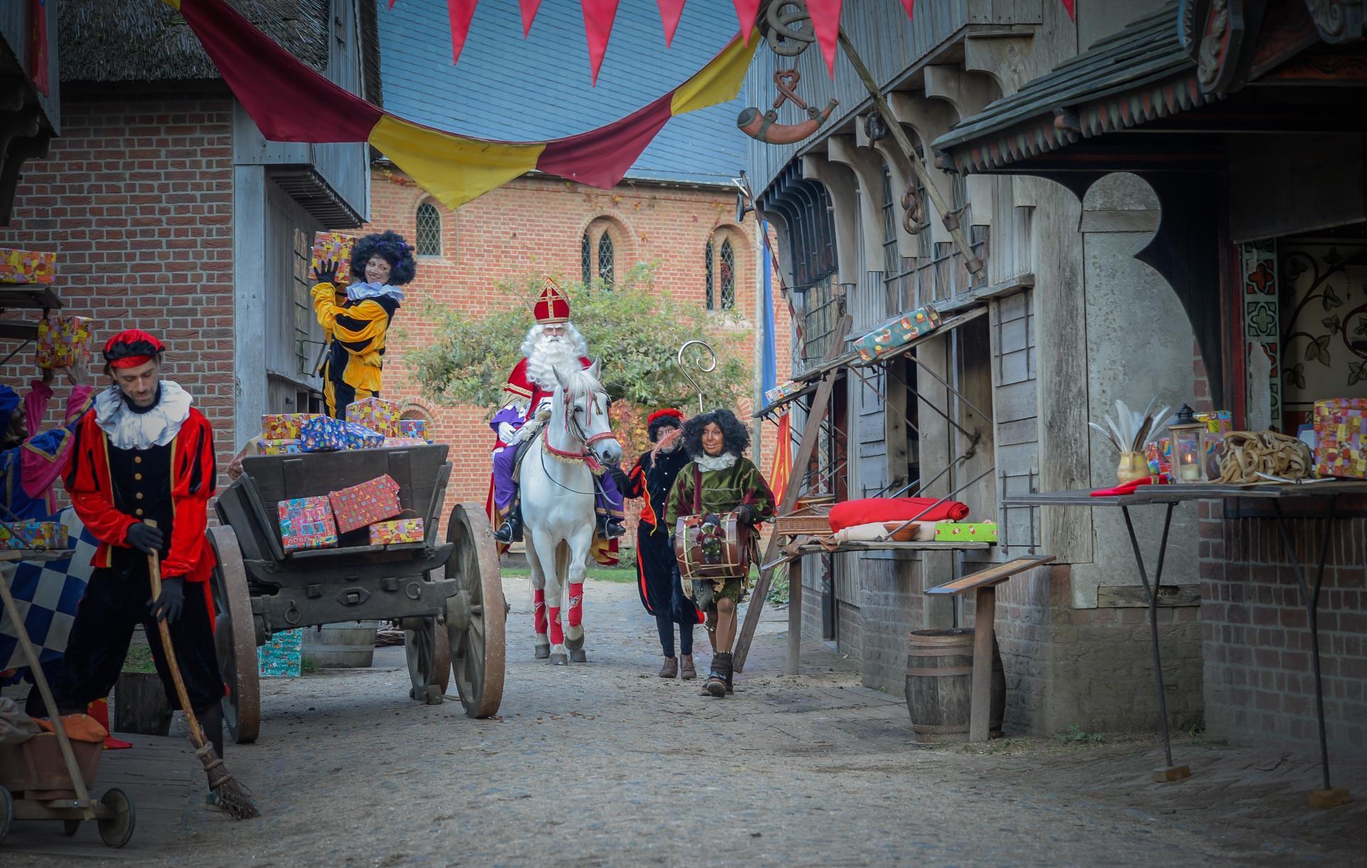 Stad van Sinterklaas in Museumpark Archeon