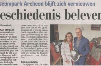 Archeon in de Telegraaf!