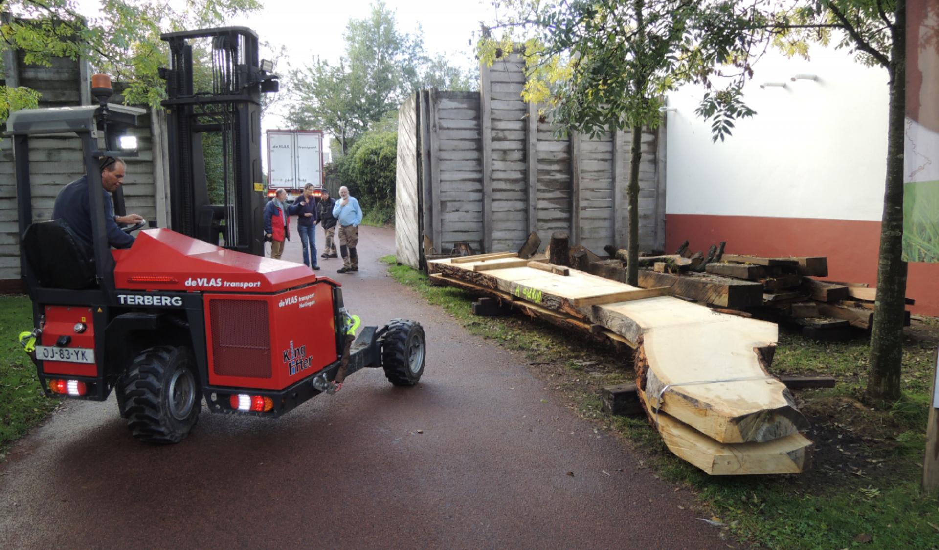 Mega plank gearriveerd voor Zwammerdam 2