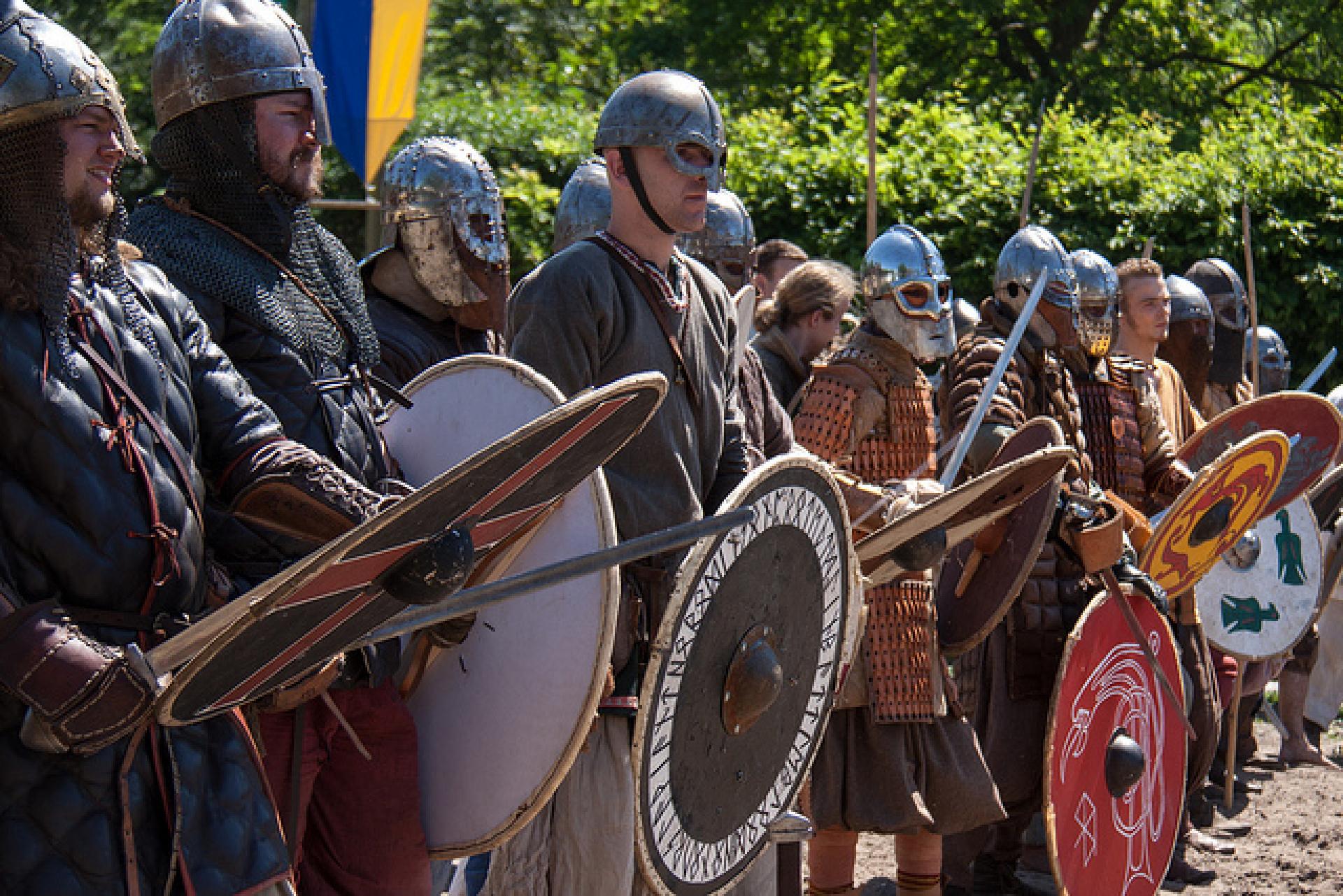 Grote Vikingmarkt in Museumpark Archeon