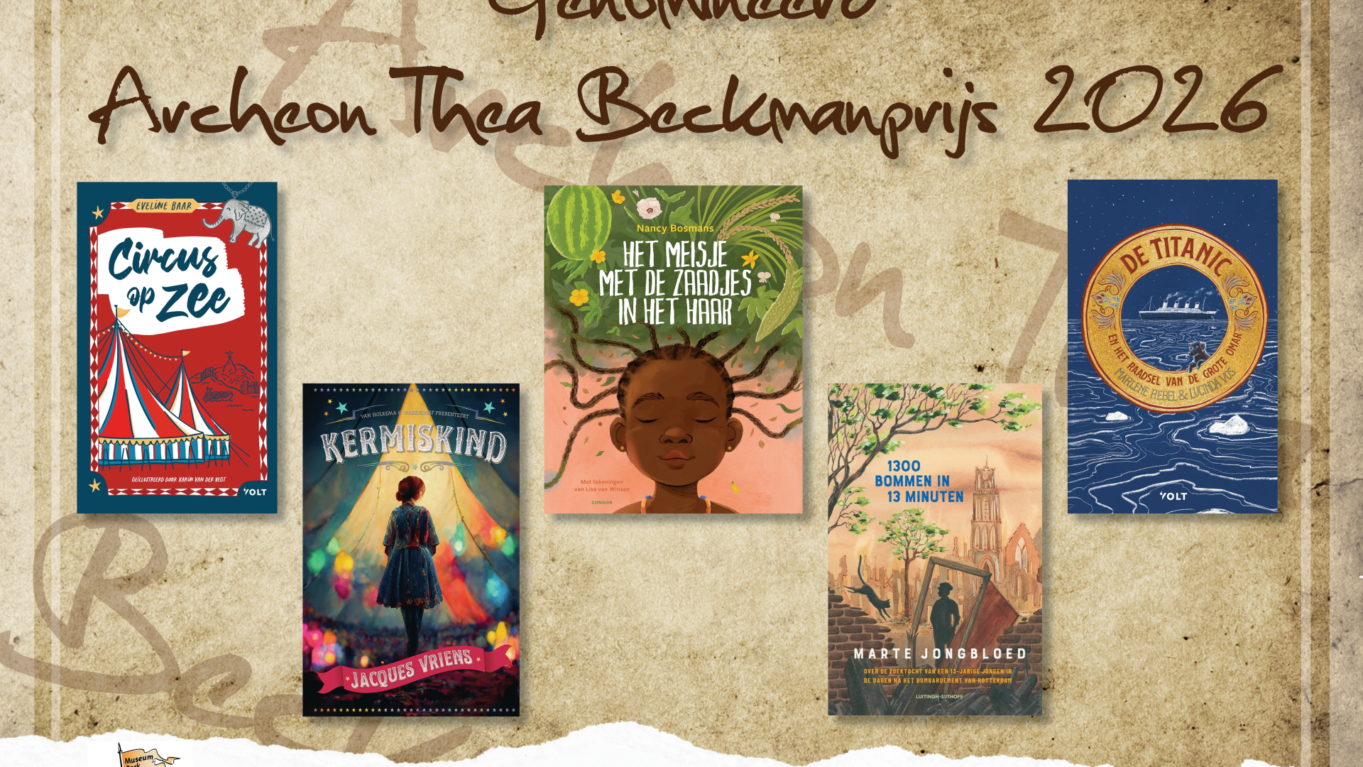 Shortlist Thea Beckmanprijs 2026