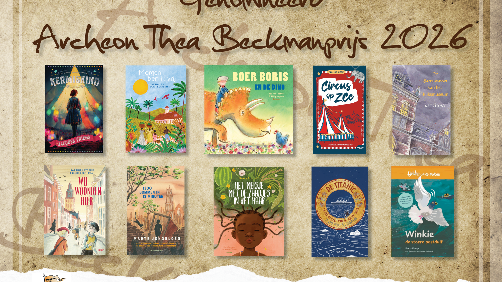 Longlist Thea Beckmanprijs 2026
