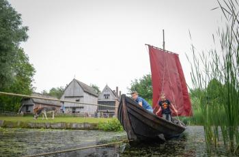 Vikingen vieren zomer in Archeon 