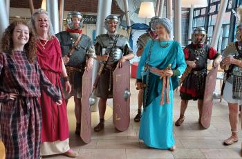 Romeinen in WKZ behalen het nieuws!