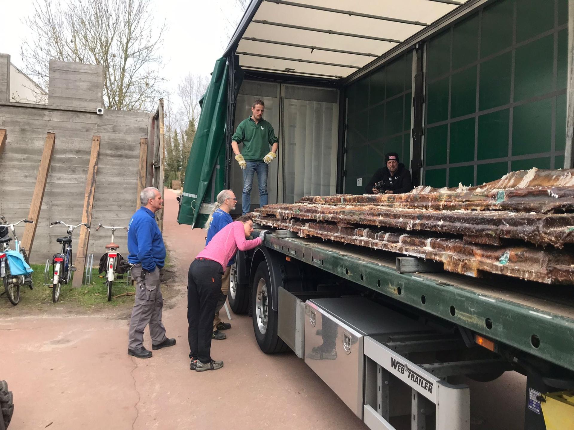 Laatste archeologische hout Zwammerdam 6 aangekomen