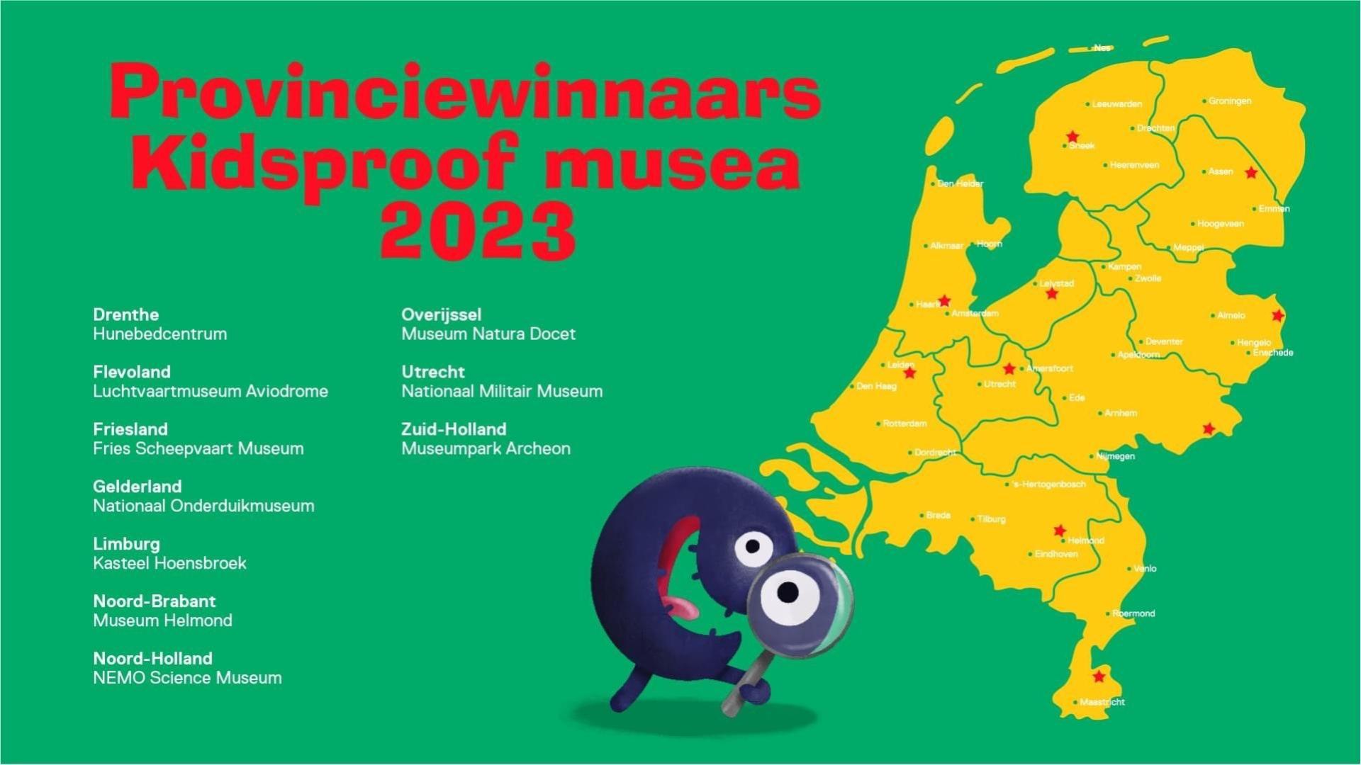 Museumpark Archeon is provincie winnaar Kidsproof museum 2023